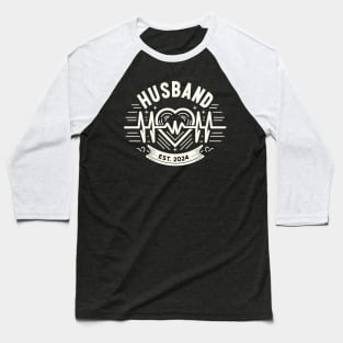 Husband Est. 2024 Baseball T-Shirt